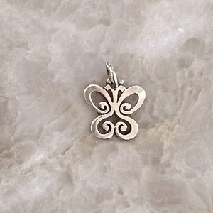 James Avery Spring Butterfly Silver Charm